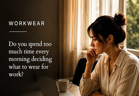 Woman confused while choosing work outfit from wardrobe | Style Consultancy, Personal Styling & Wardrobe Consultant – ConsultAashra